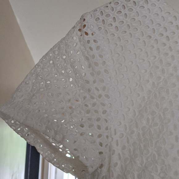 Brooks Brothers cotton eyelet blouse - Picture 3 of 5